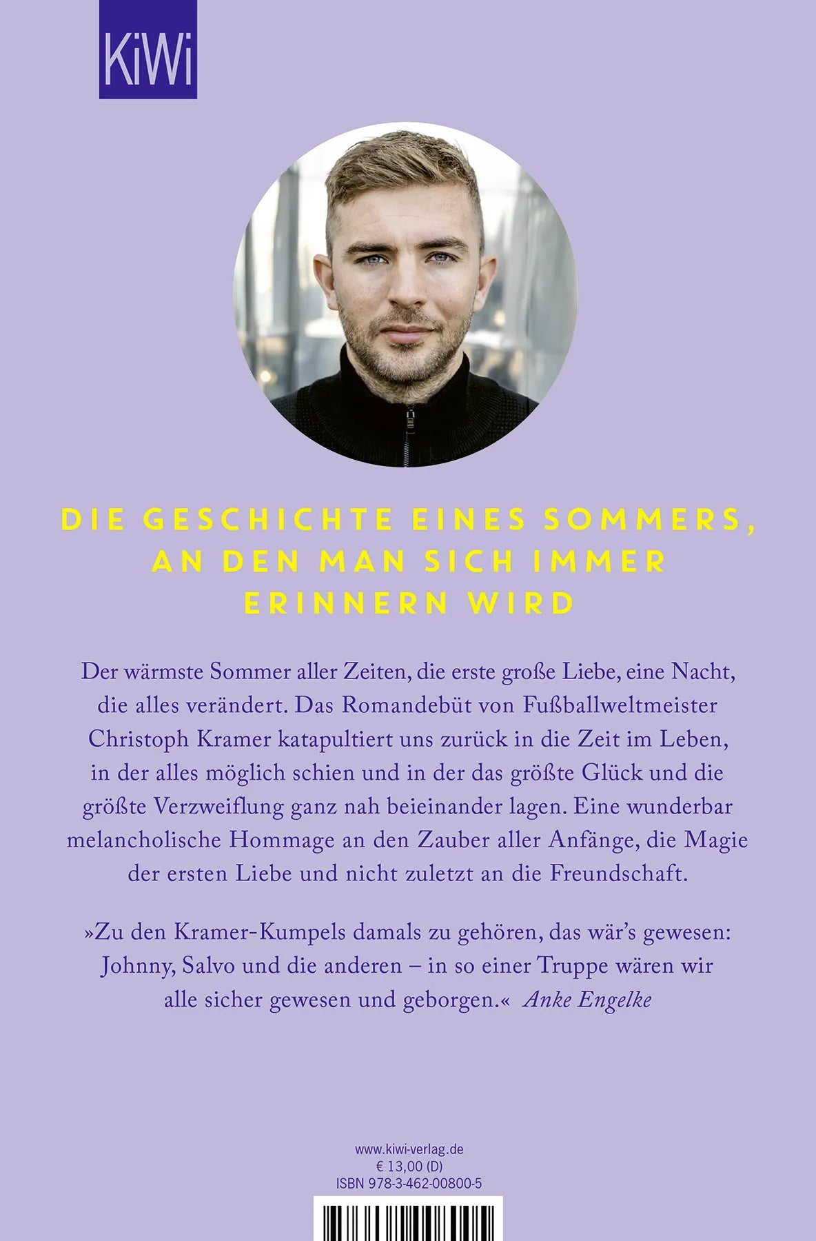 Rückseite: Das Leben fing im Sommer an (Taschenbuch)