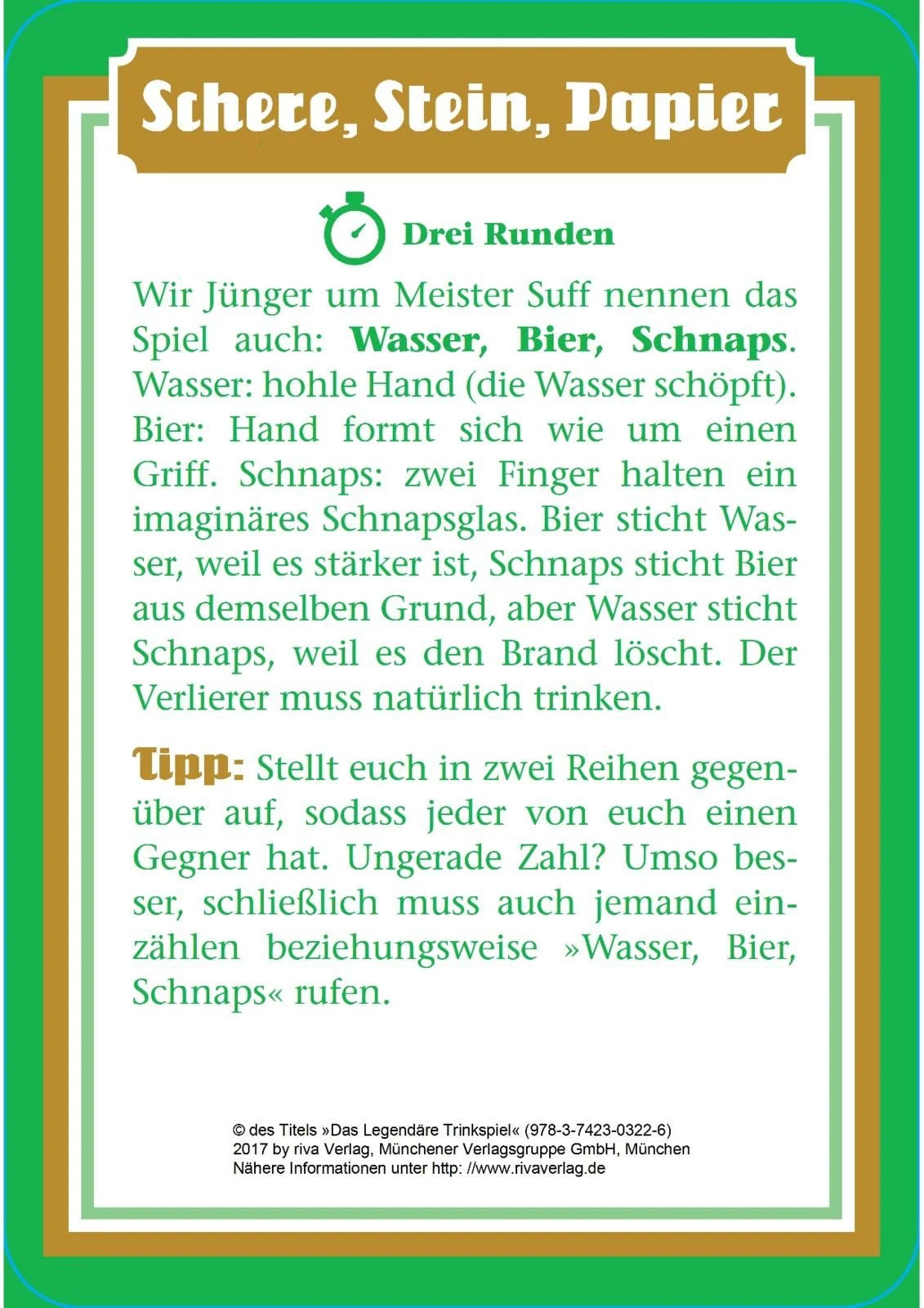 Das legendäre Trinkspiel – Ansicht