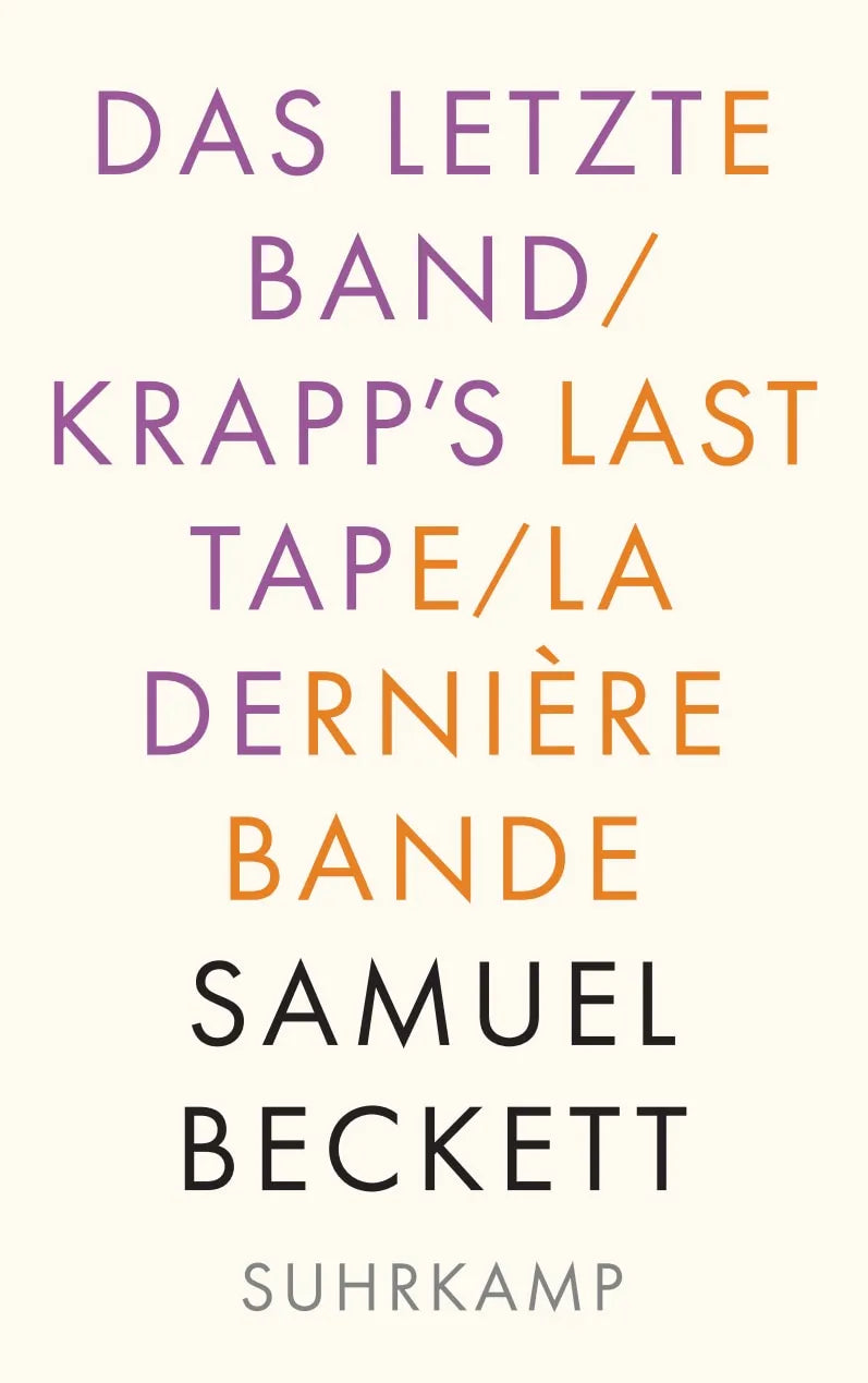 Buchcover von 'Das letzte Band. Krapp's Last Tape. La dernière bande' - Taschenbuch von Samuel Beckett