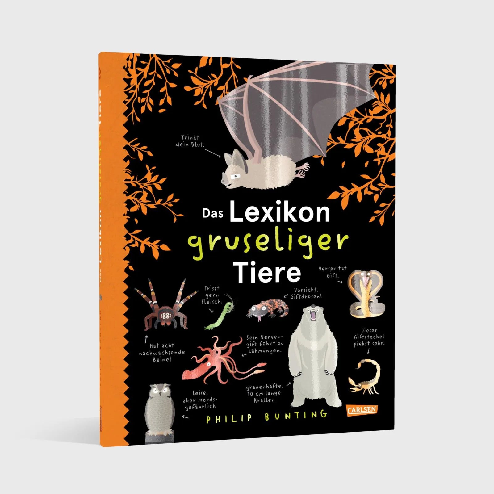 Produktansicht: Das Lexikon gruseliger Tiere (Gebundene Ausgabe)