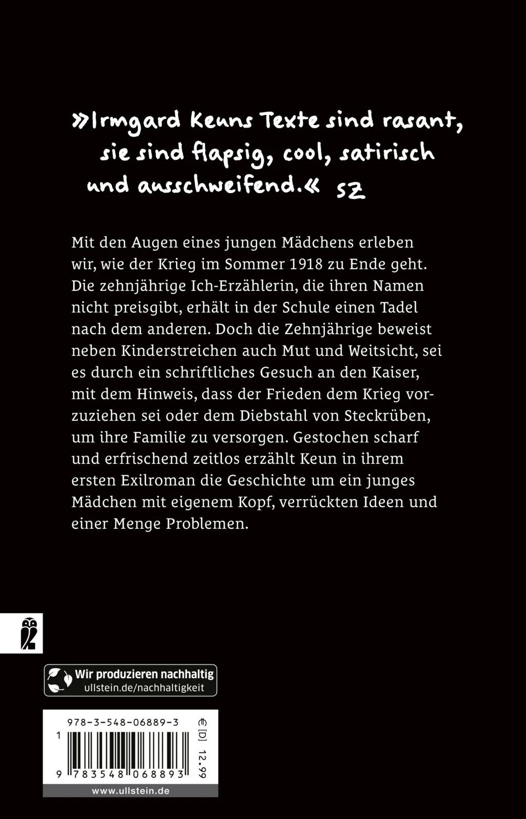Rückseite: Das Mädchen, mit dem die Kinder nicht verkehren durften (Taschenbuch)