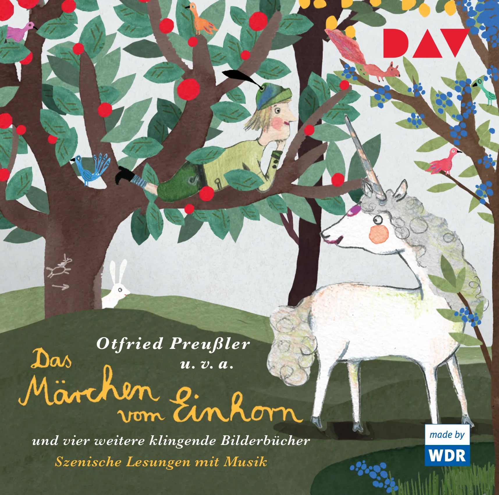 Buchcover von 'Das Märchen vom Einhorn und vier weitere klingende Bilderbücher' - Hörbuch (CD) von Otfried Preußler
