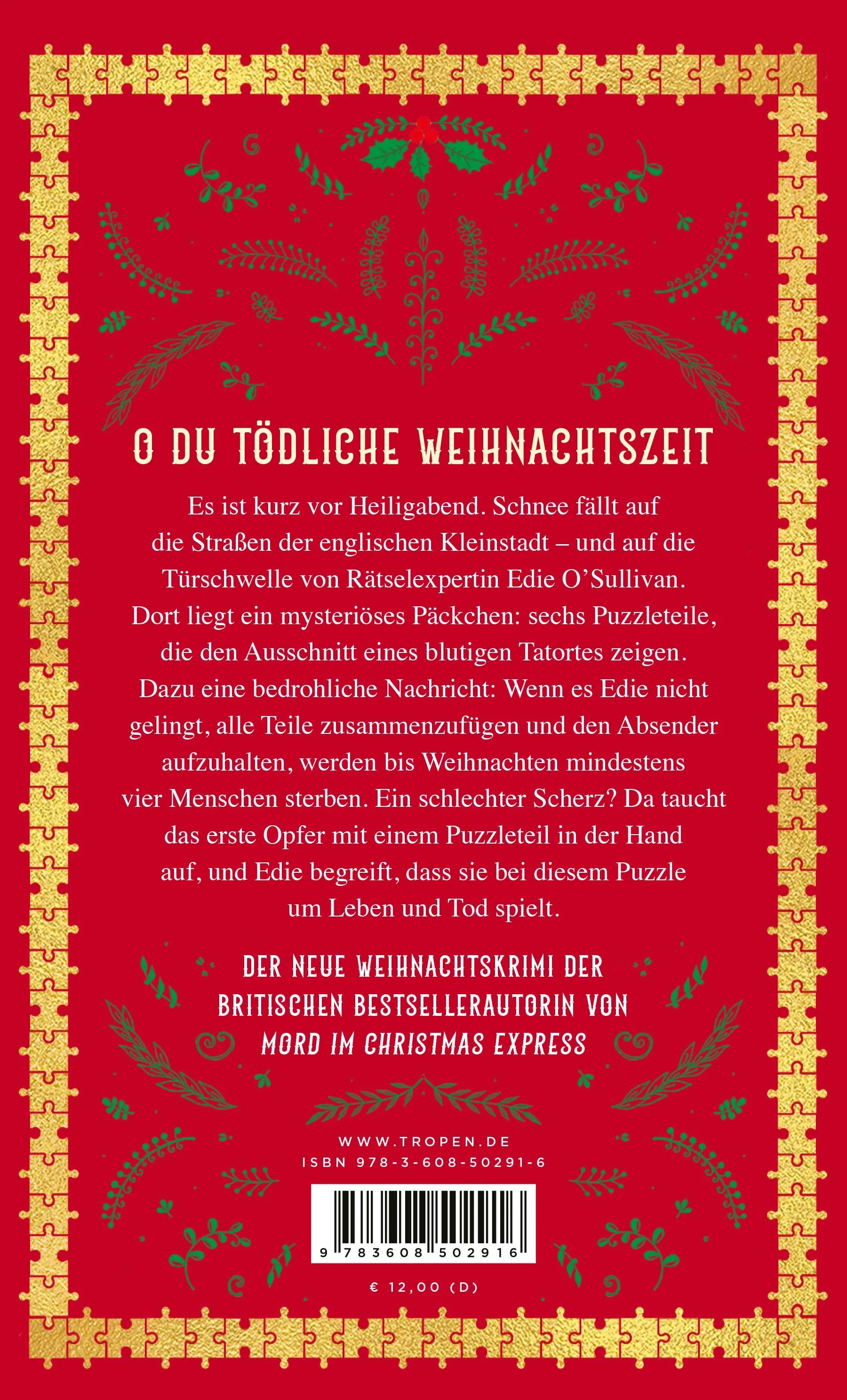 Rückseite: Das mörderische Christmas Puzzle (Taschenbuch)