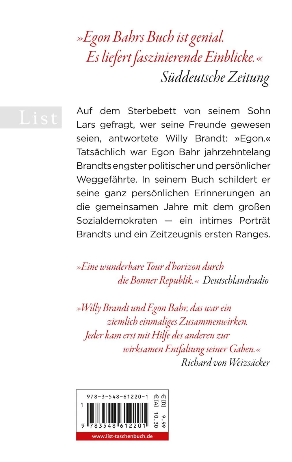 Buchrückseite von '»Das musst du erzählen«' mit Klappentext - Taschenbuch