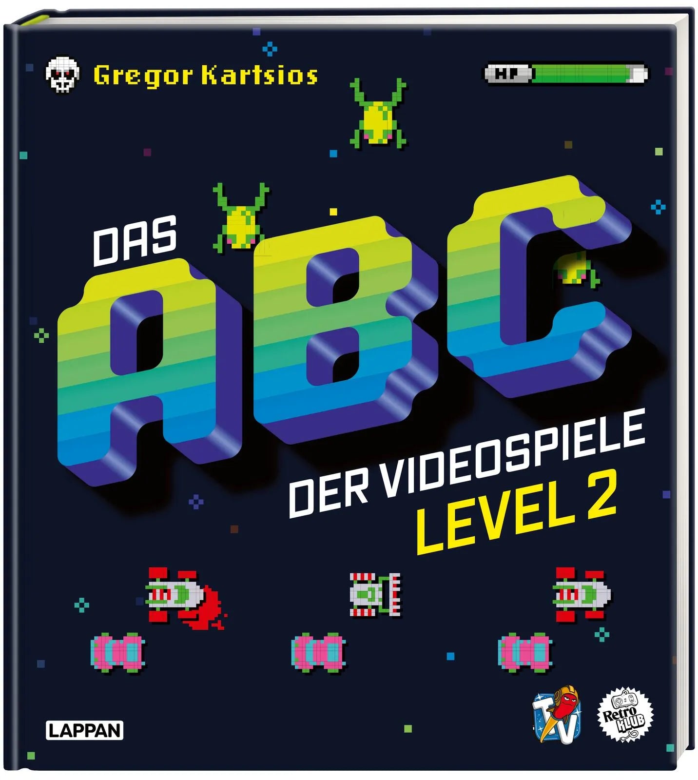 Cover: Das Nerd-ABC: Das ABC der Videospiele Level 2 (Hardcover) von Gregor Kartsios