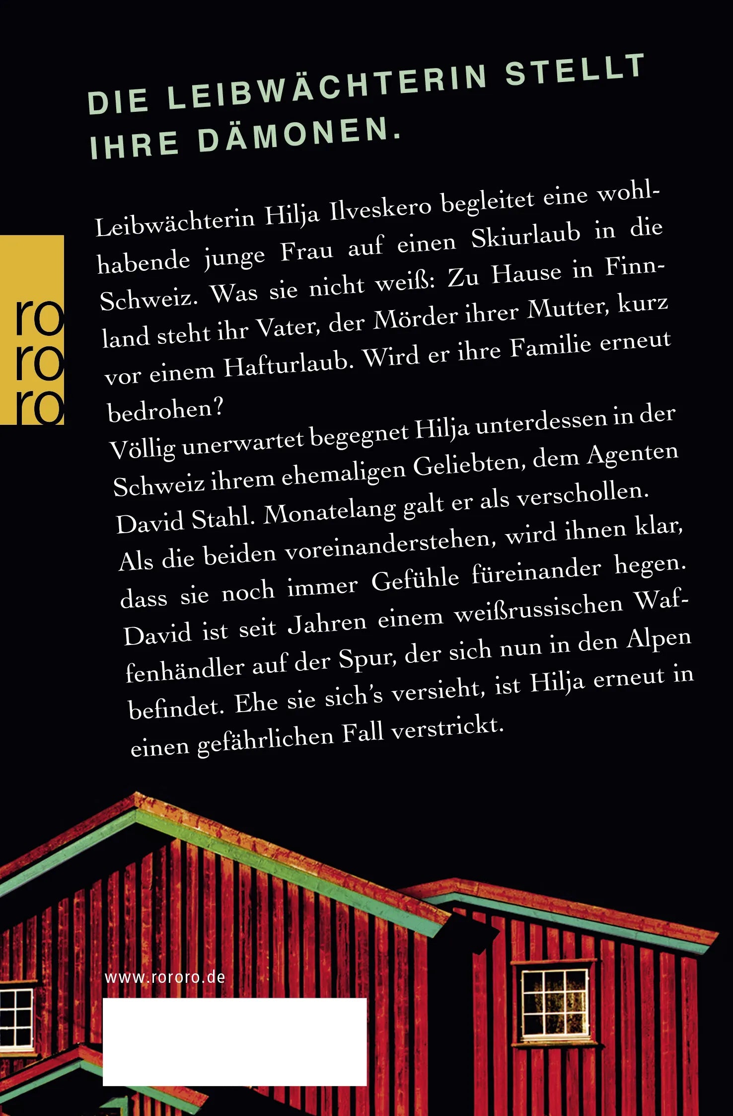 Buchrückseite von 'Das Nest des Teufels' mit Klappentext - Taschenbuch