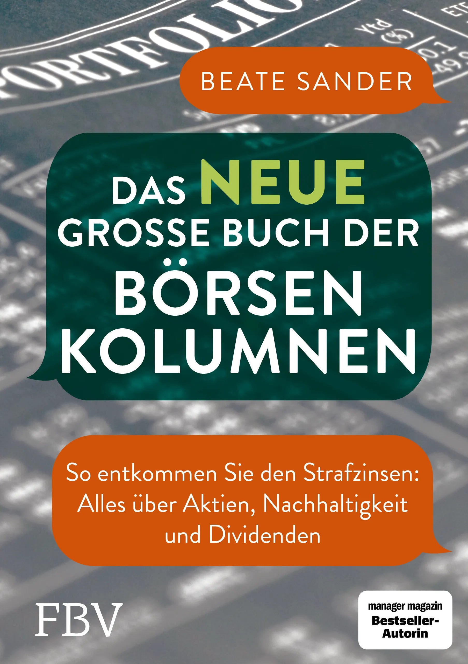 Buchcover von 'Das neue große Buch der Börsenkolumnen' - Gebundene Ausgabe von Beate Sander