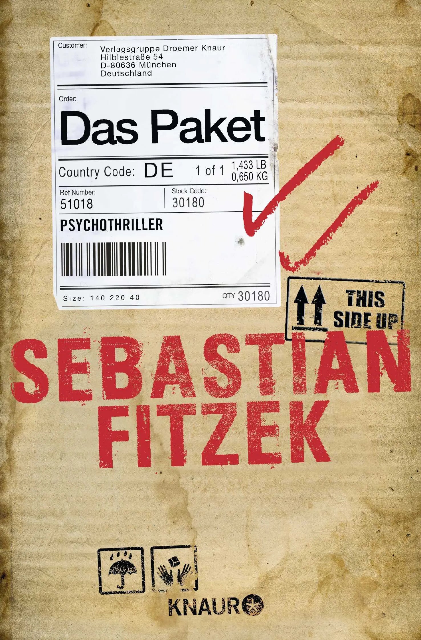 Cover: Das Paket (Taschenbuch) von Sebastian Fitzek