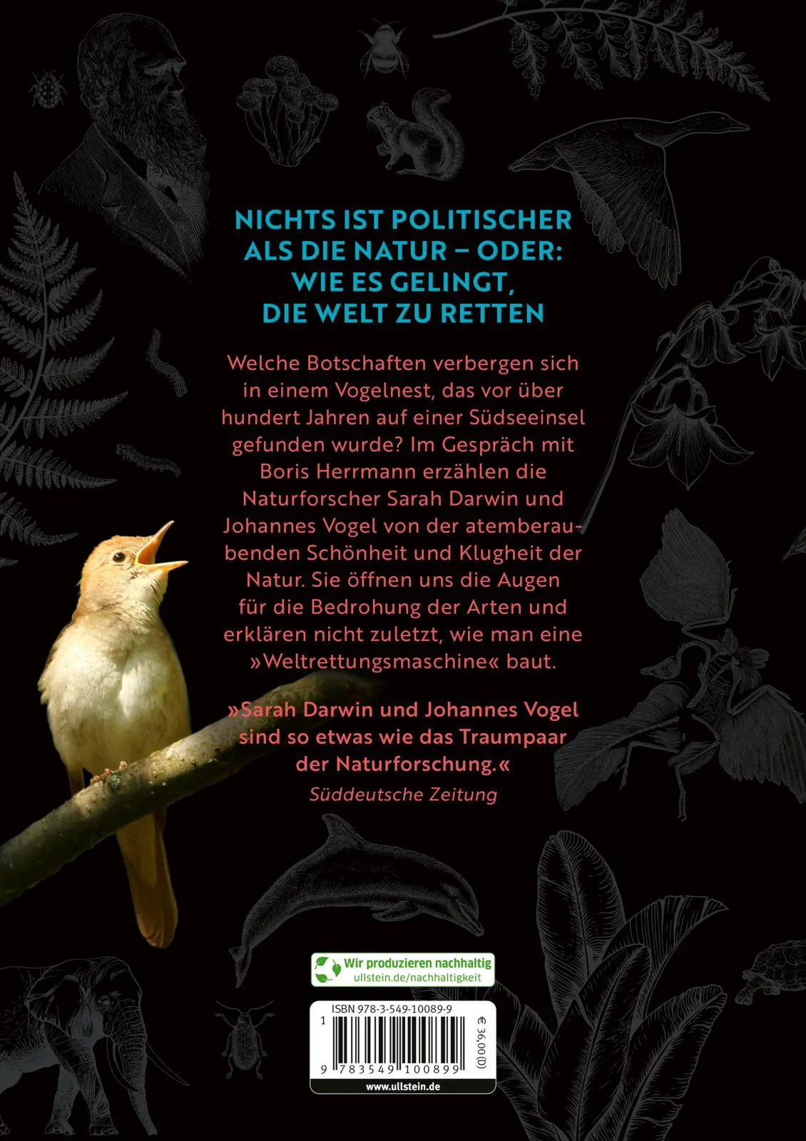 Buchrückseite von 'Das Parlament der Natur' mit Klappentext - Gebundene Ausgabe