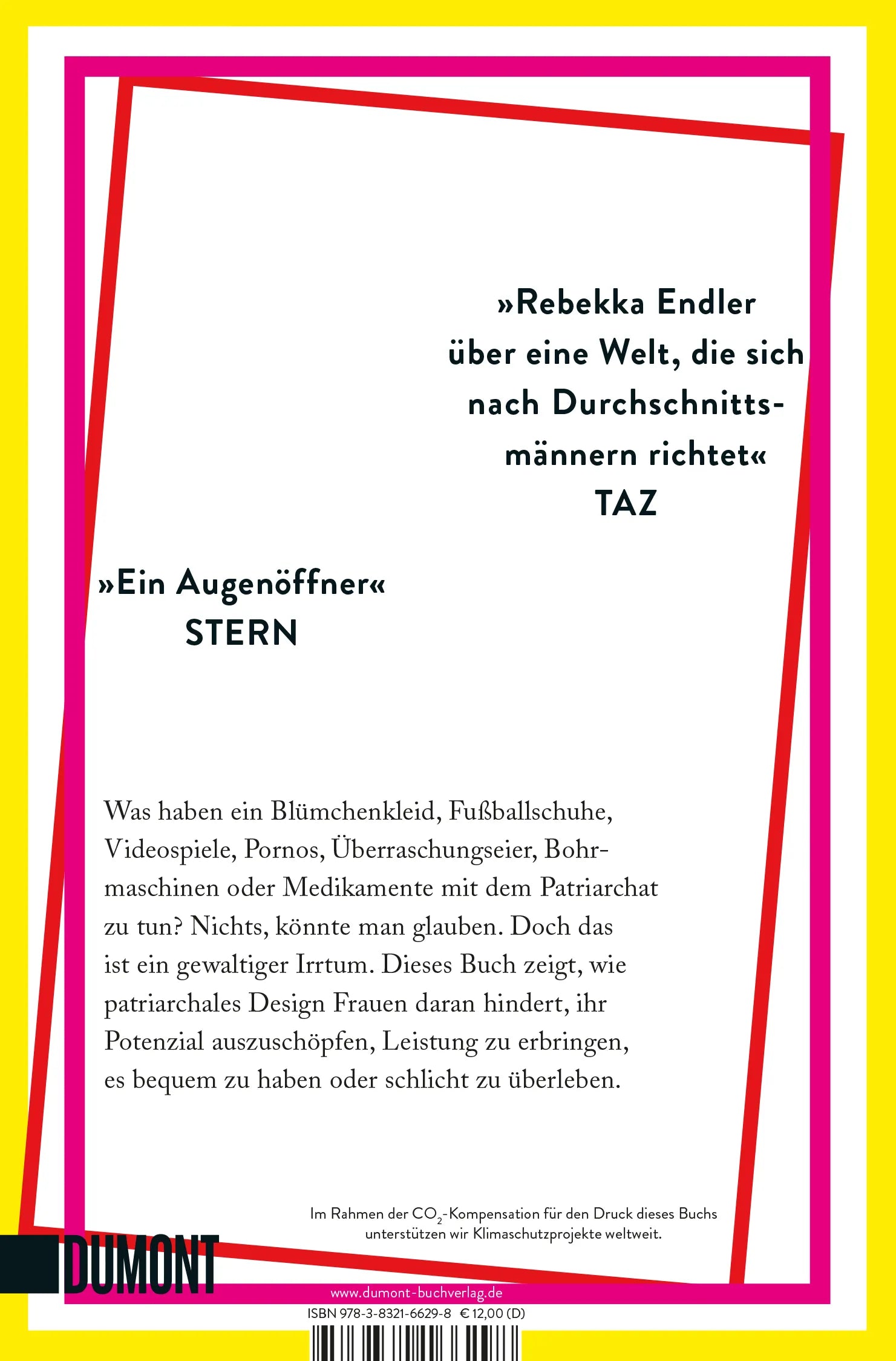 Buchrückseite von 'Das Patriarchat der Dinge' mit Klappentext - Taschenbuch
