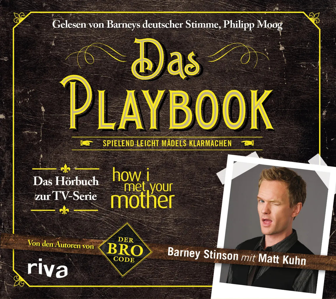 Buchcover von 'Das Playbook' - Hörbuch (CD) von Barney Stinson