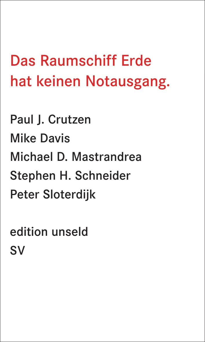 Buchcover von 'Das Raumschiff Erde hat keinen Notausgang' - Taschenbuch von Paul Crutzen