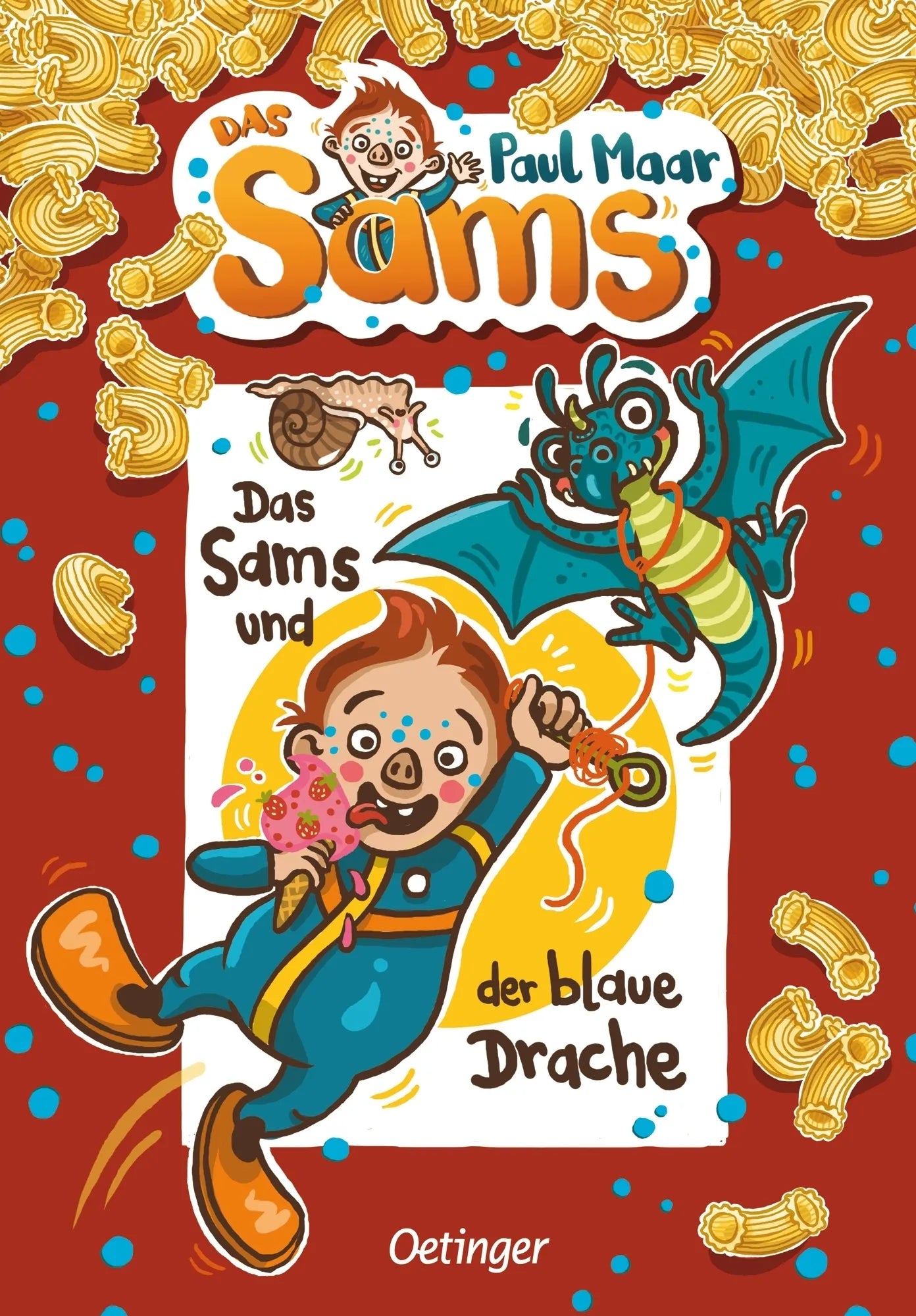 Buchcover von 'Das Sams 10. Das Sams und der blaue Drache' - Gebundene Ausgabe von Paul Maar