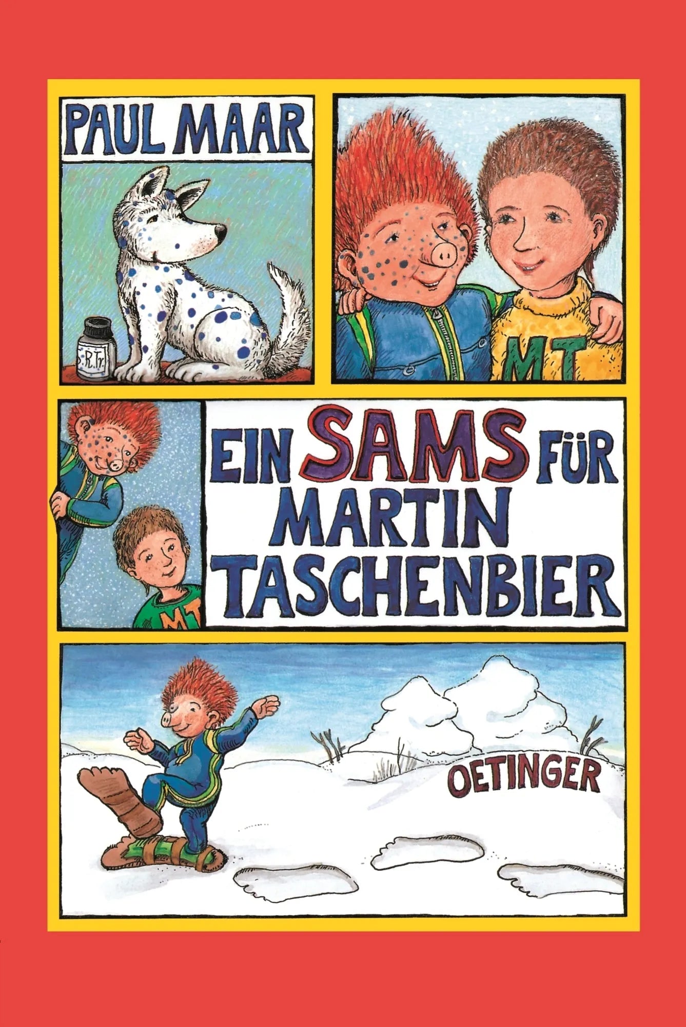 Buchcover von 'Das Sams 4. Ein Sams für Martin Taschenbier' - Gebundene Ausgabe von Paul Maar