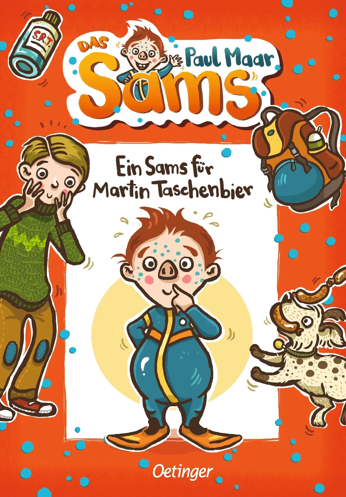 Buchcover von 'Das Sams 4. Ein Sams für Martin Taschenbier' - Gebundene Ausgabe von Paul Maar