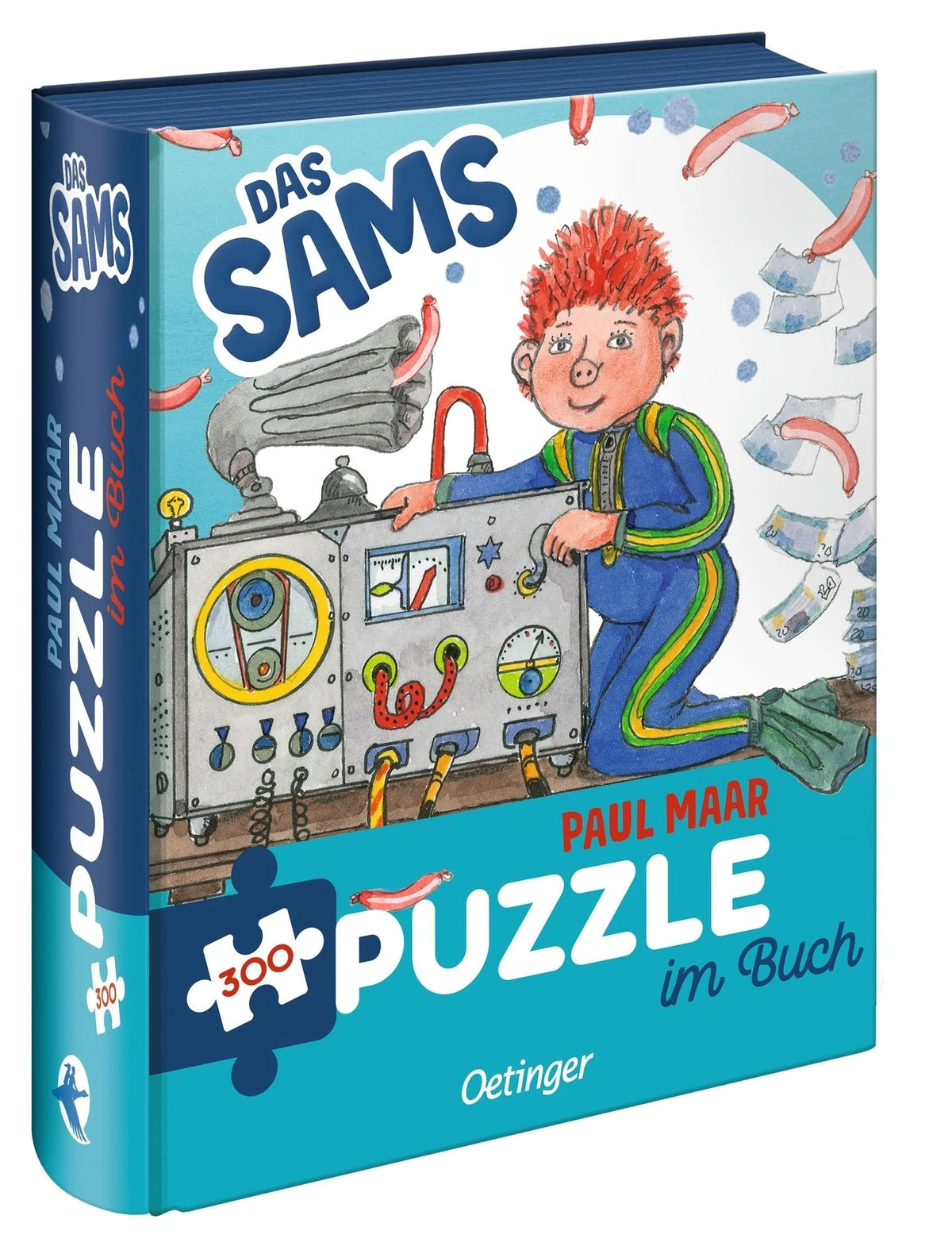 Kinderpuzzle: Das Sams. Puzzle im Buch. 300 Teile, Format 48 x 24 cm