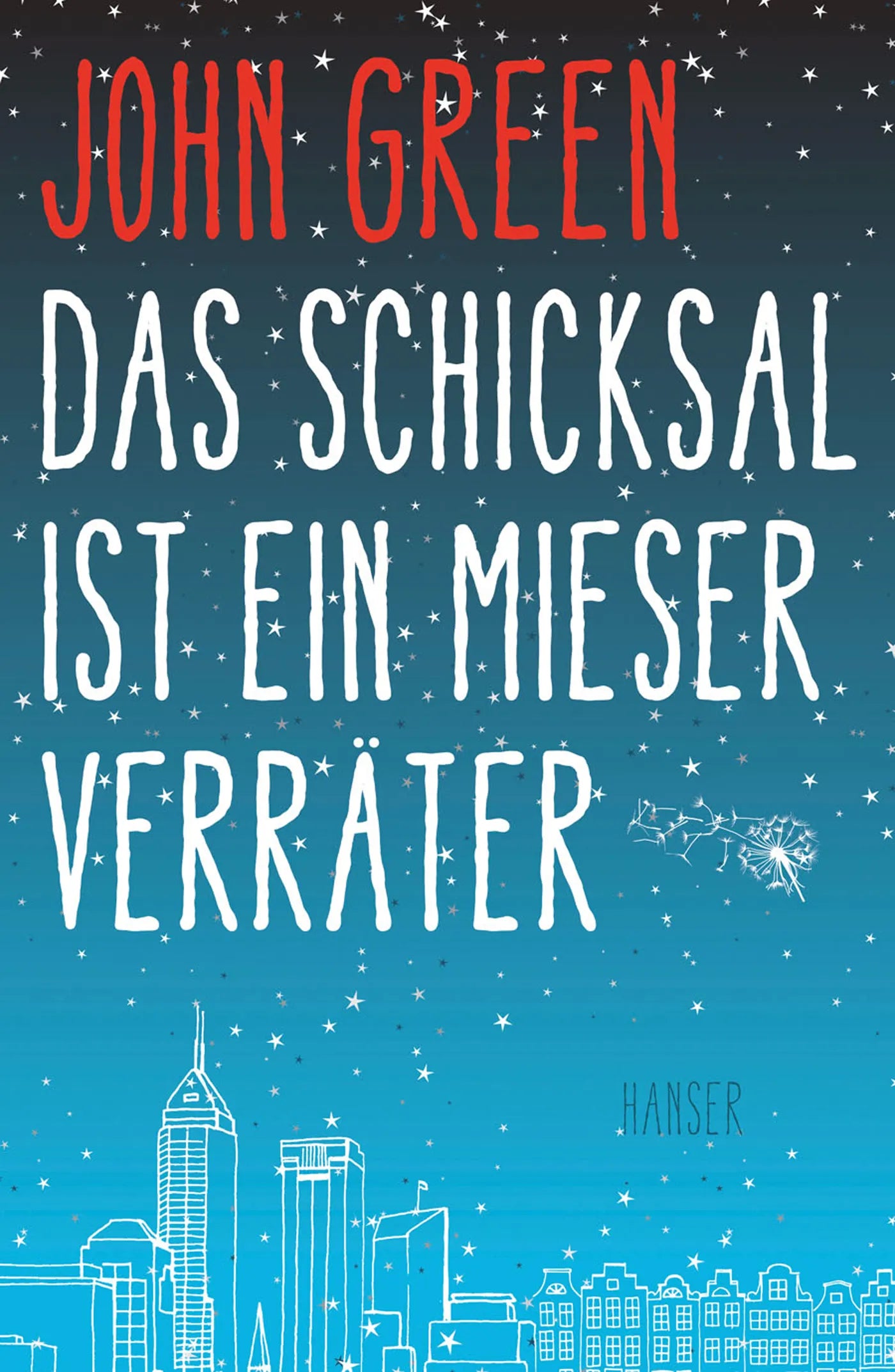 Buchcover von 'Das Schicksal ist ein mieser Verräter' - Gebundene Ausgabe von John Green