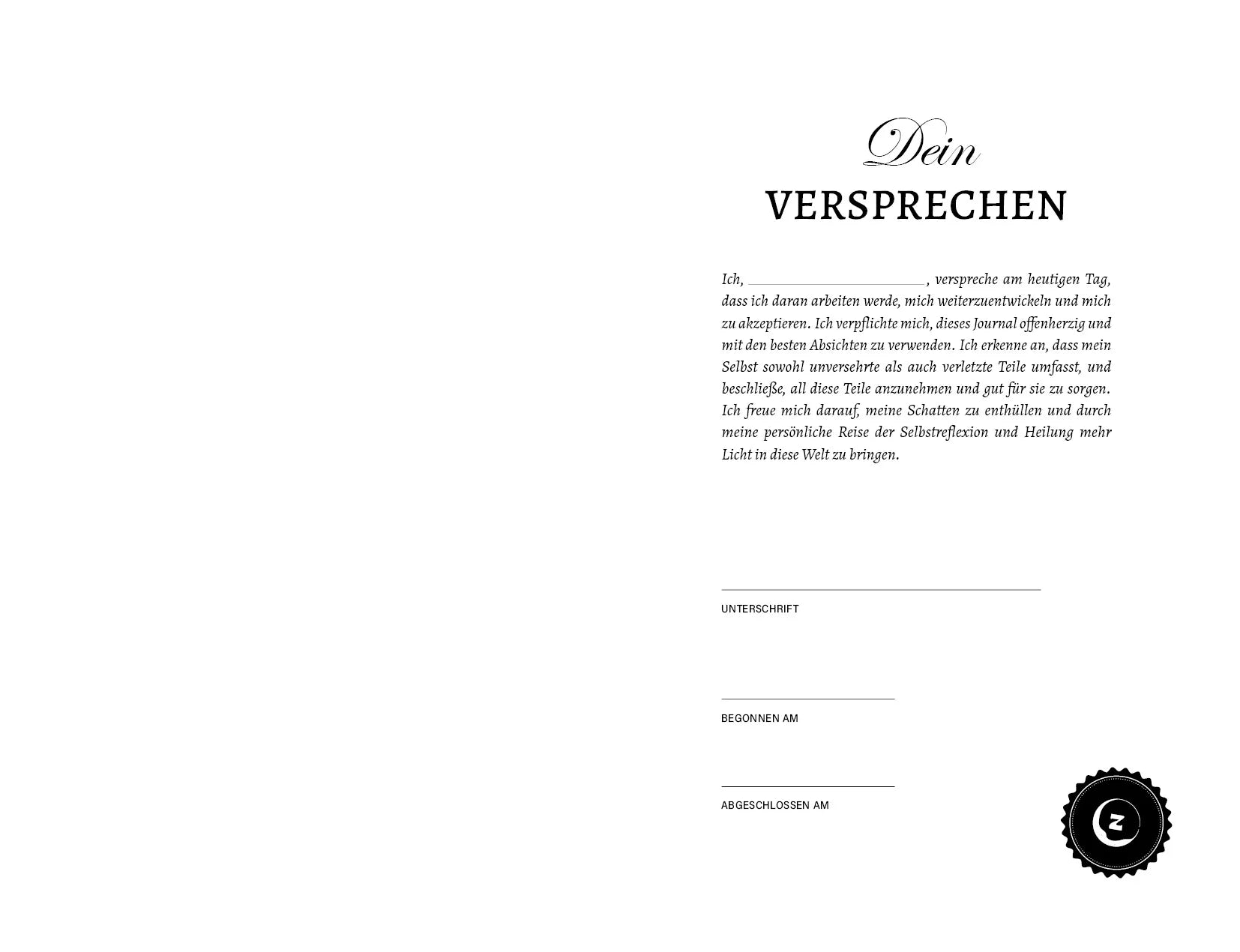 Abbildung von 'Das Shadow Work Journal'
