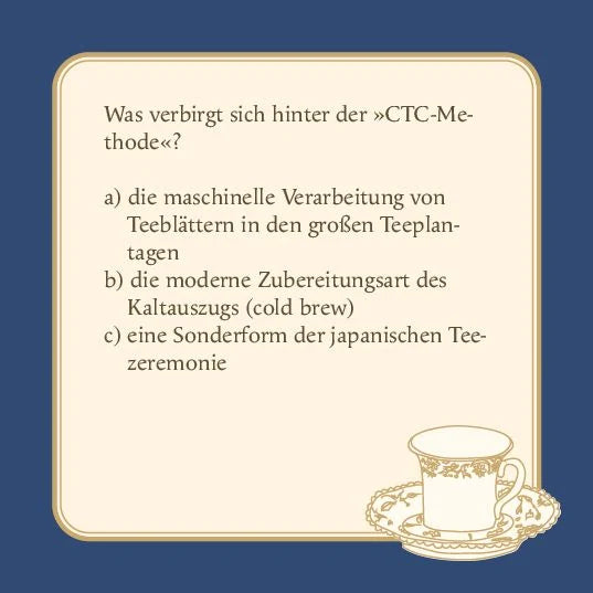 Das Tee-Quiz – Ansicht