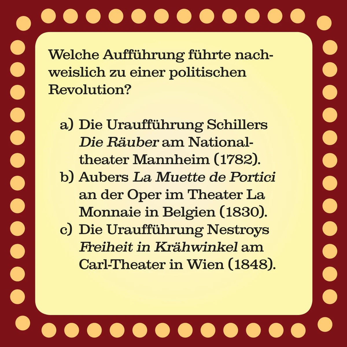 Das Theater-Quiz – Ansicht