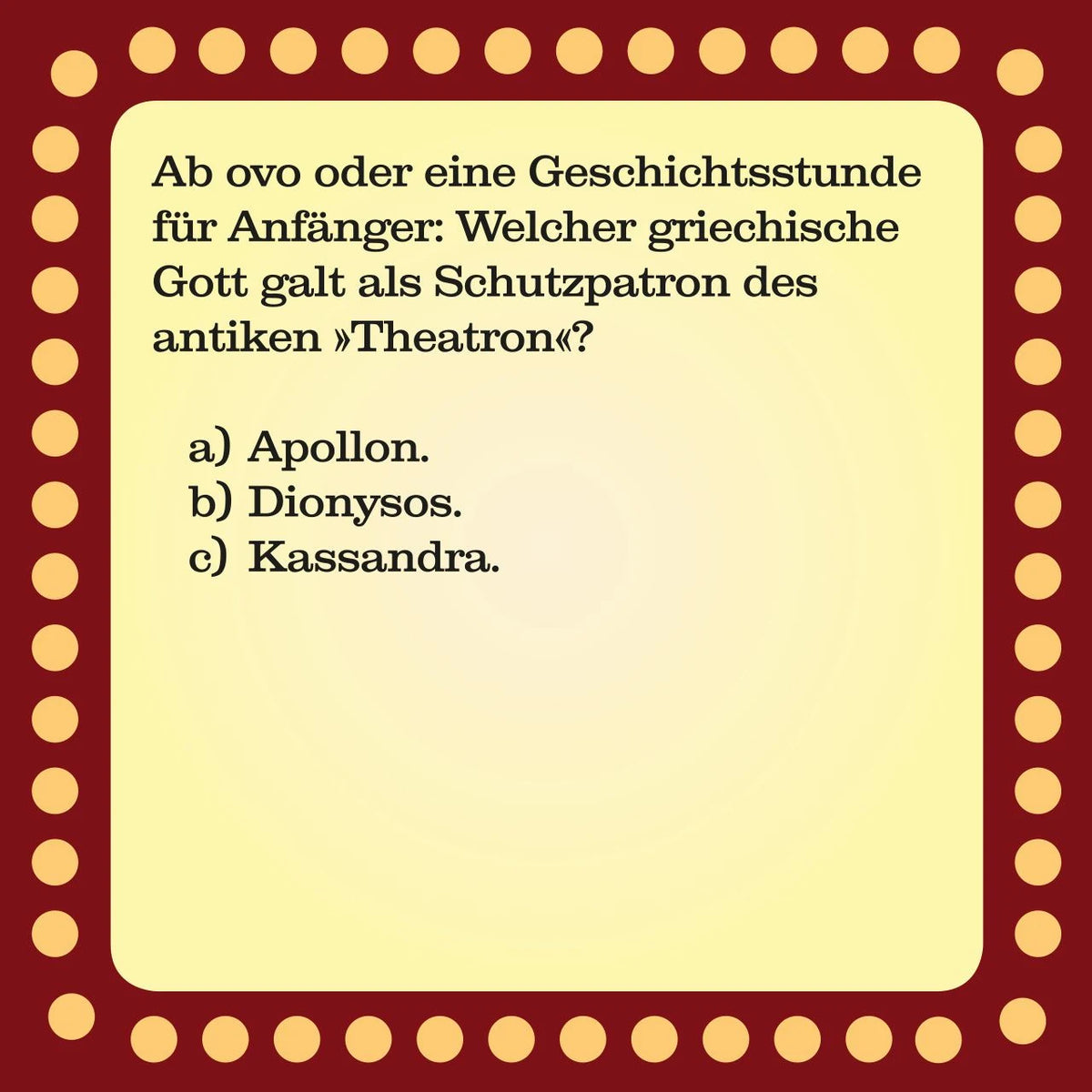 Das Theater-Quiz – Ansicht