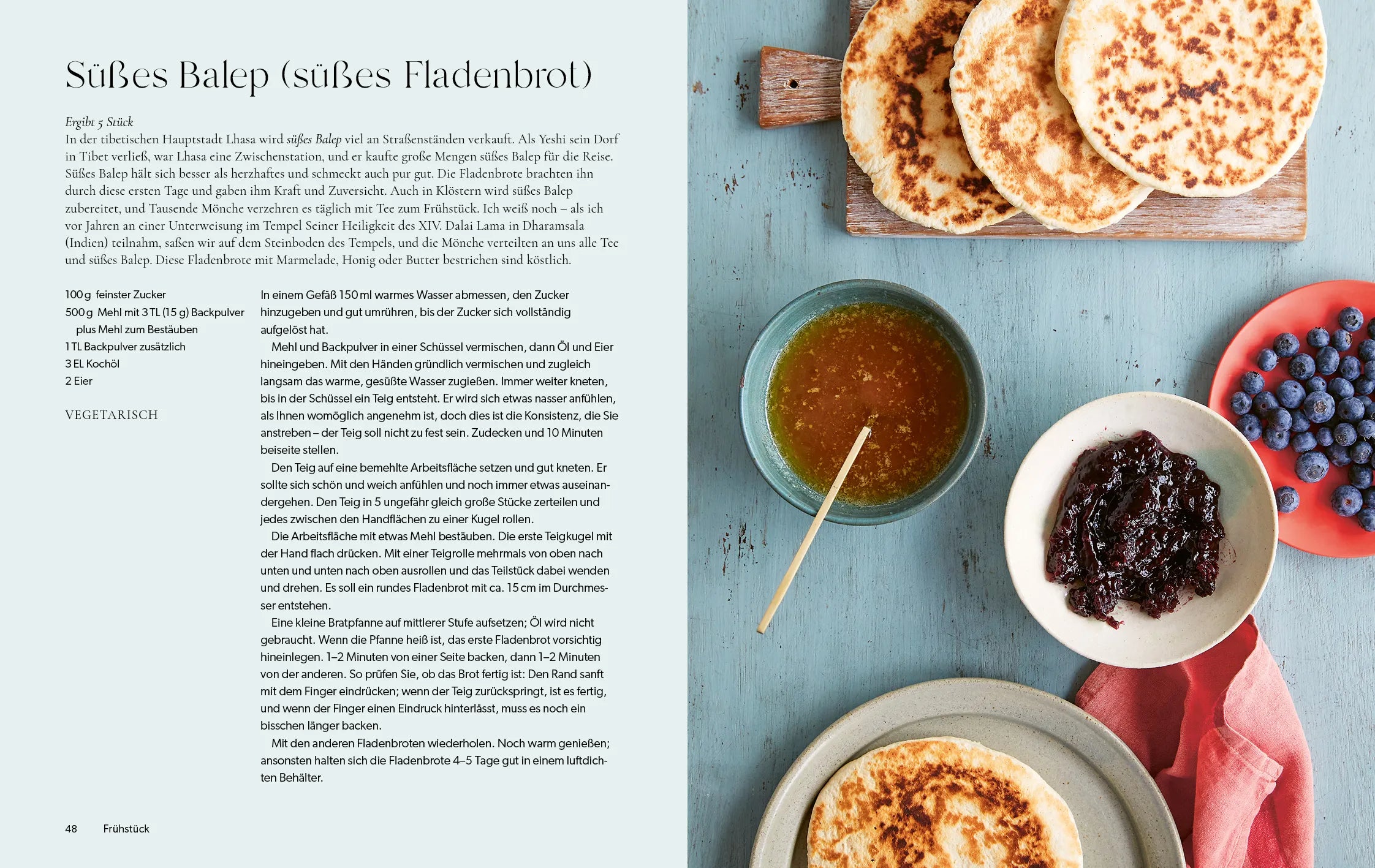 Innenansicht von 'Das Tibet-Kochbuch' - Gebundene Ausgabe