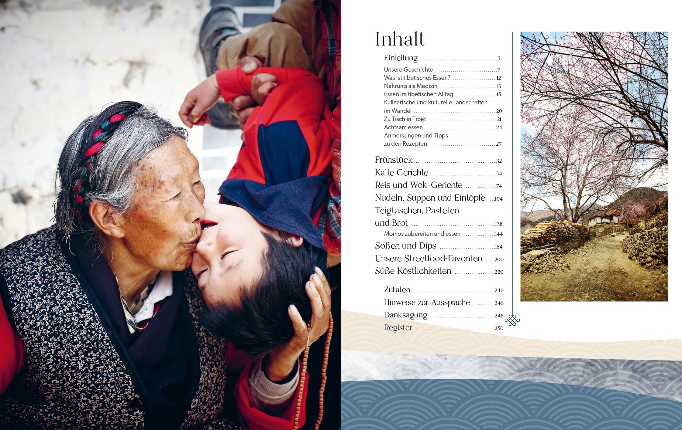 Innenansicht von 'Das Tibet-Kochbuch' - Gebundene Ausgabe