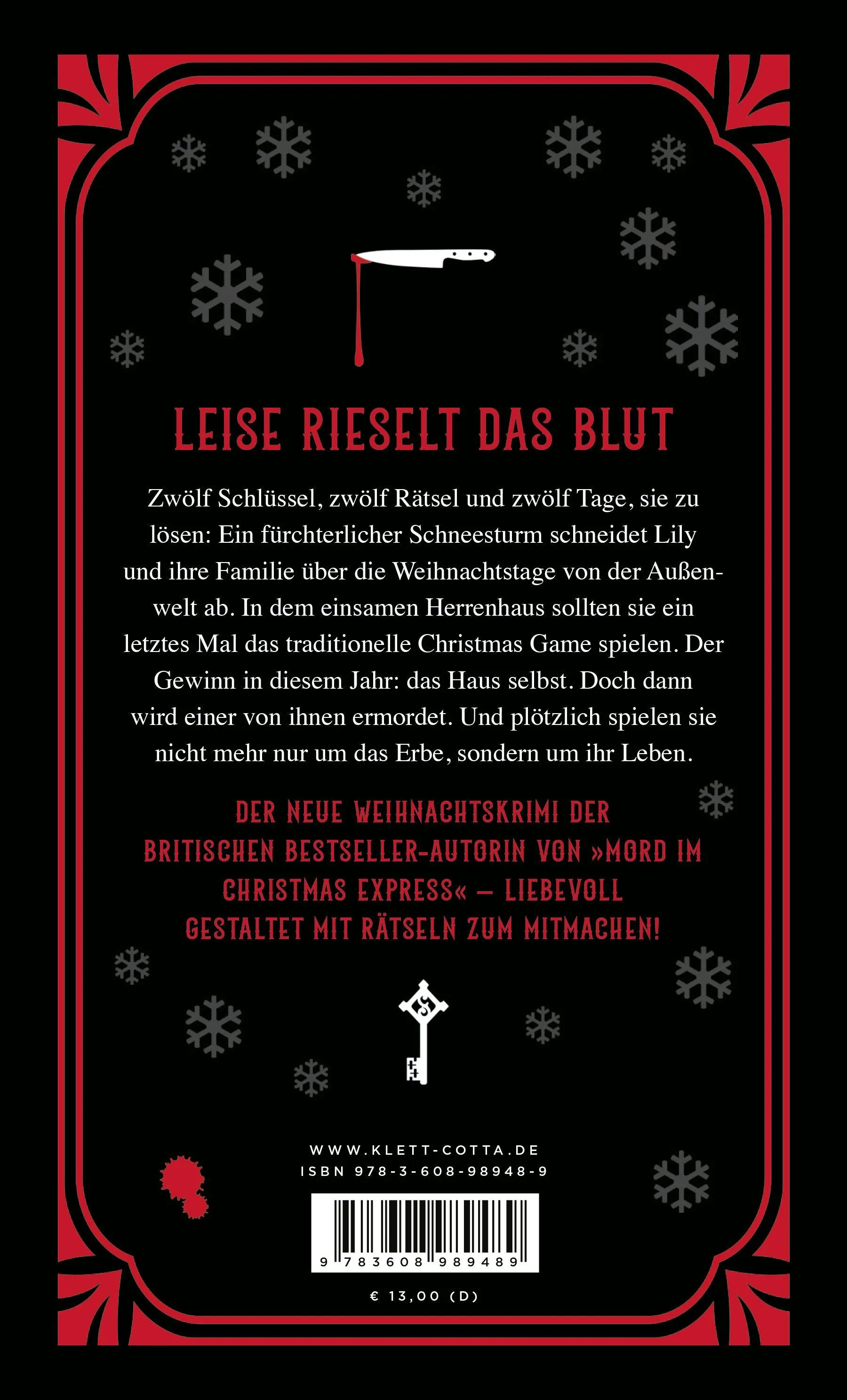 Rückseite: Das tödliche Christmas Game (Taschenbuch)