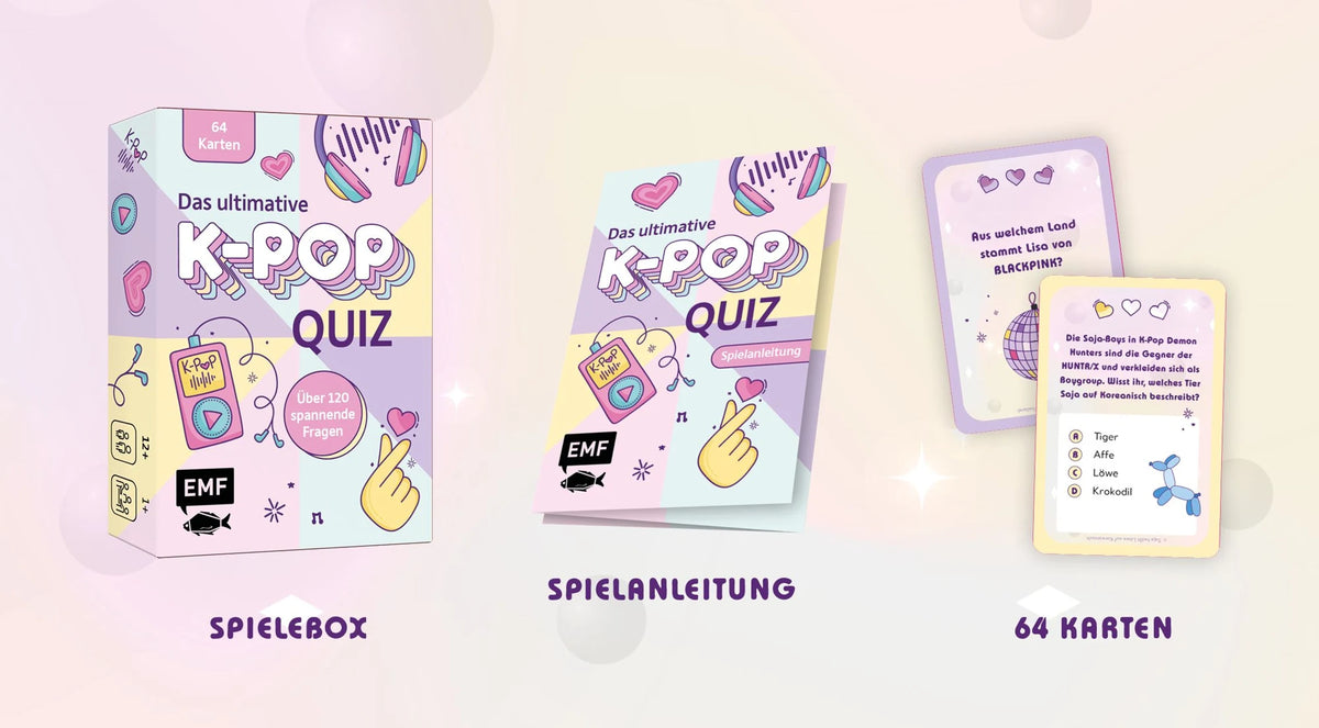 Kartenspiel: Das ultimative K-Pop-Quiz – Ansicht
