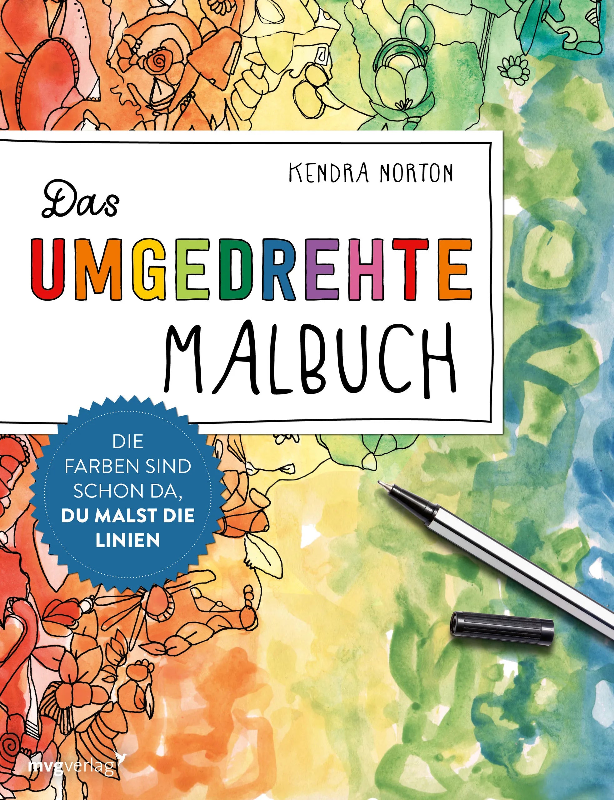 Buchcover von 'Das umgedrehte Malbuch' - Taschenbuch von Kendra Norton