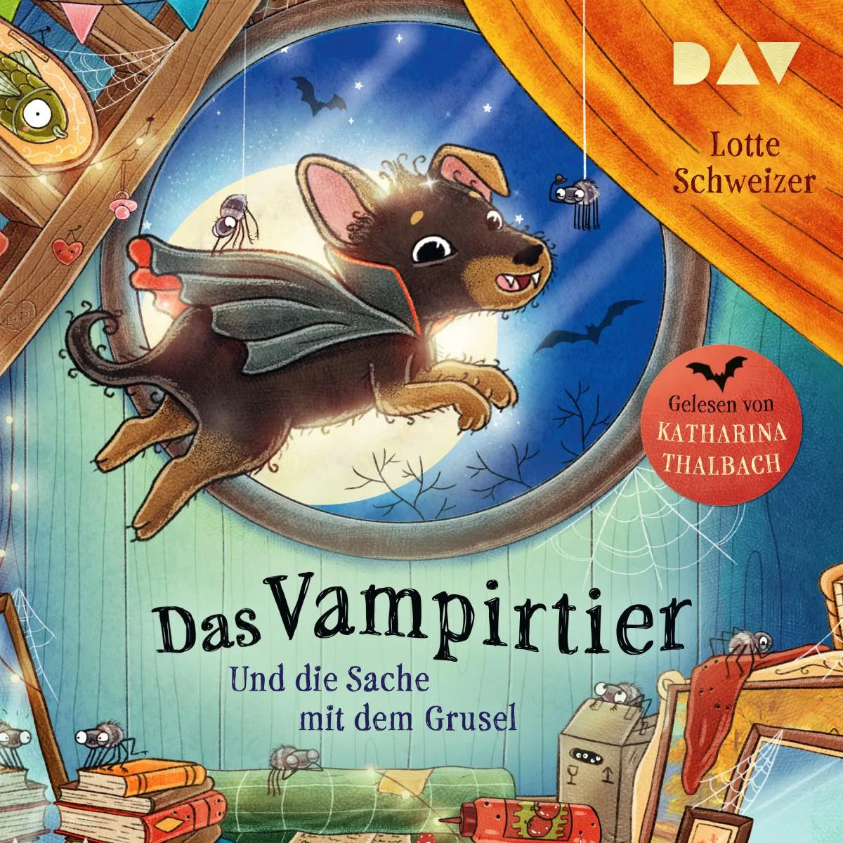 Cover: Das Vampirtier und die Sache mit dem Grusel (Hörbuch Download) von Lotte Schweizer