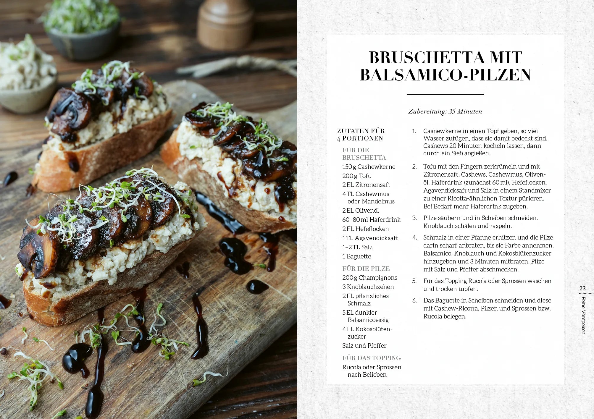 Innenansicht von 'Das vegane Kochbuch für Festtage' - Gebundene Ausgabe