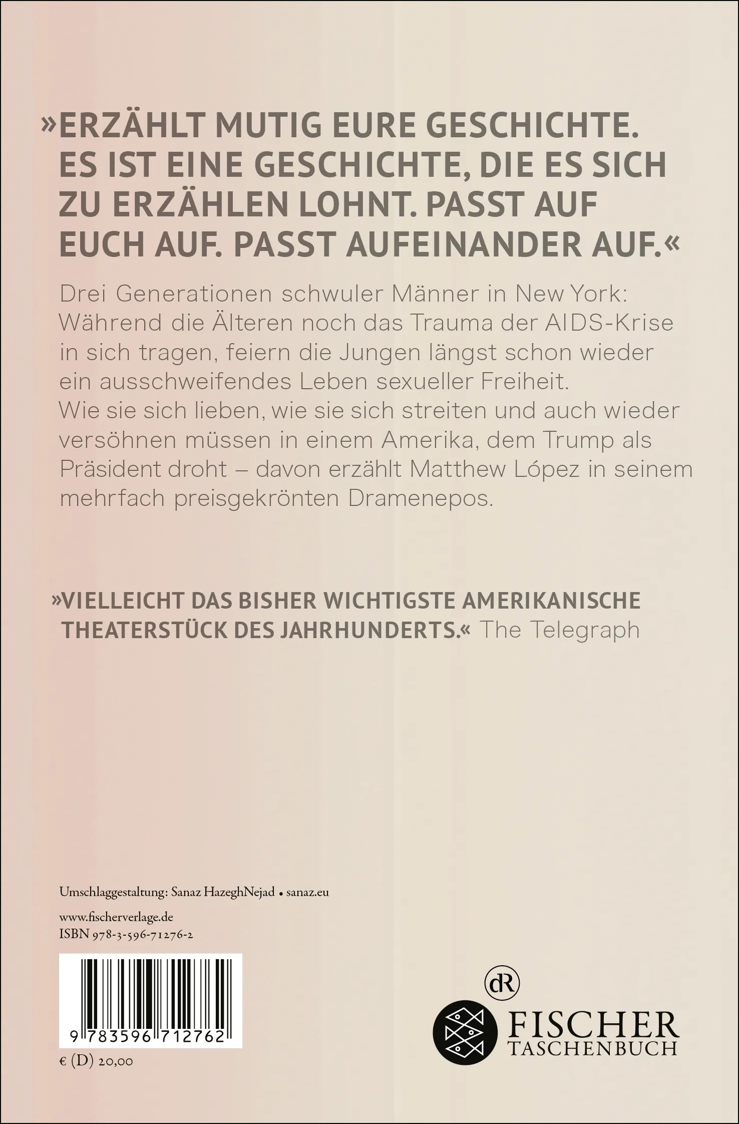 Buchrückseite von 'Das Vermächtnis' mit Klappentext - Taschenbuch