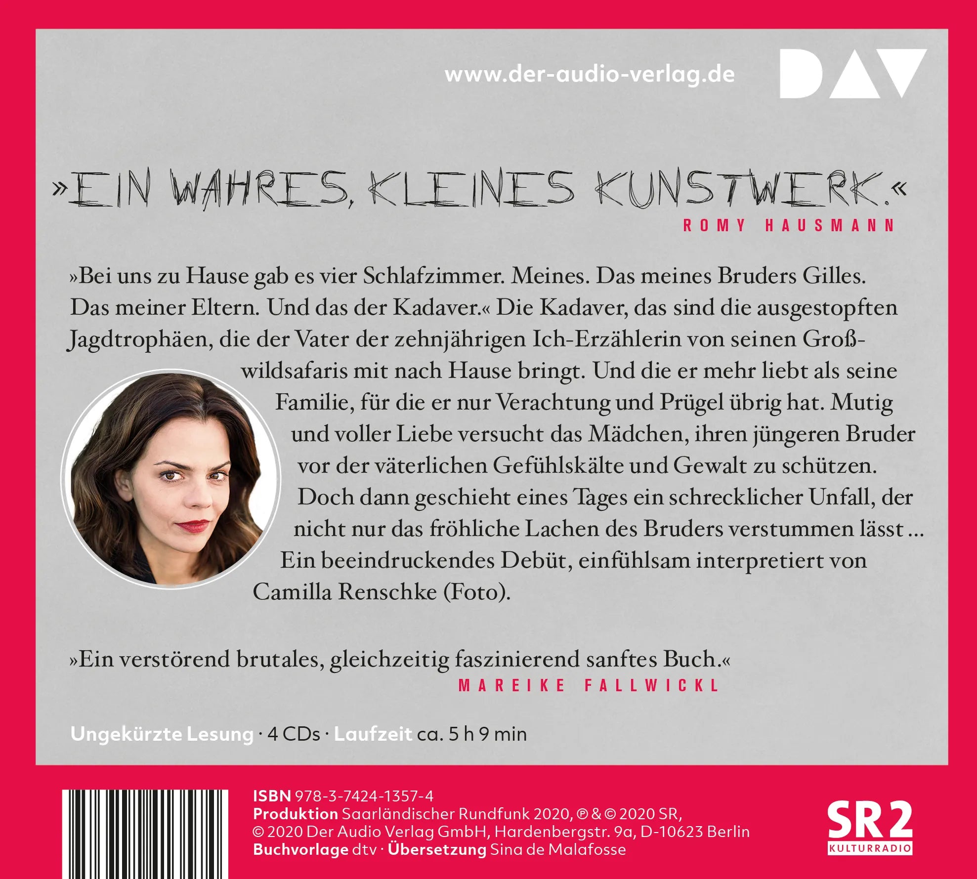 Buchrückseite von 'Das wirkliche Leben' mit Klappentext - Hörbuch (CD)