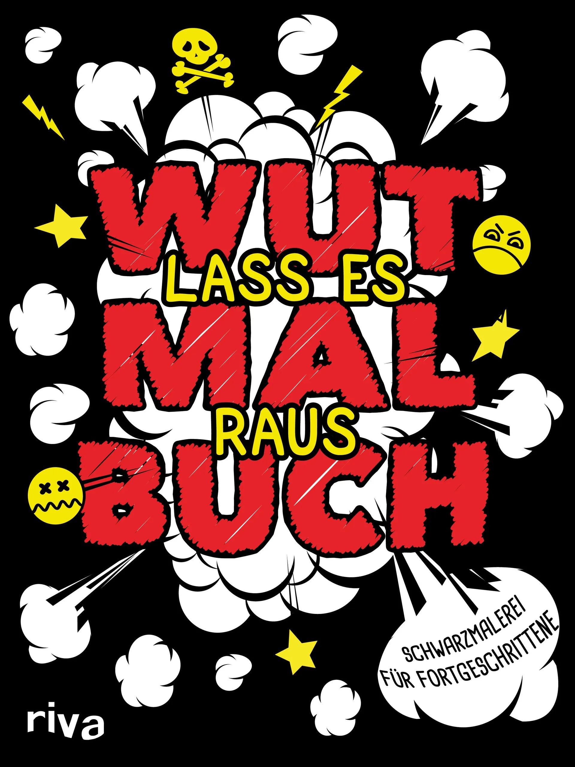 Buchcover von 'Das Wutmalbuch' - Taschenbuch von riva Verlag