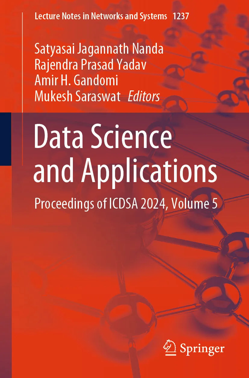 Cover: Data Science and Applications (E-Book)