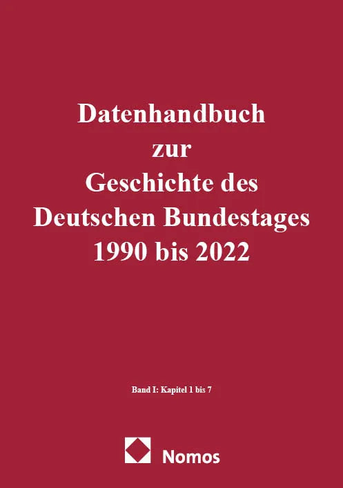 Cover: Datenhandbuch zur Geschichte des Deutschen Bundestages 1990 bis 2022 (E-Book) von Michael F. Feldkamp