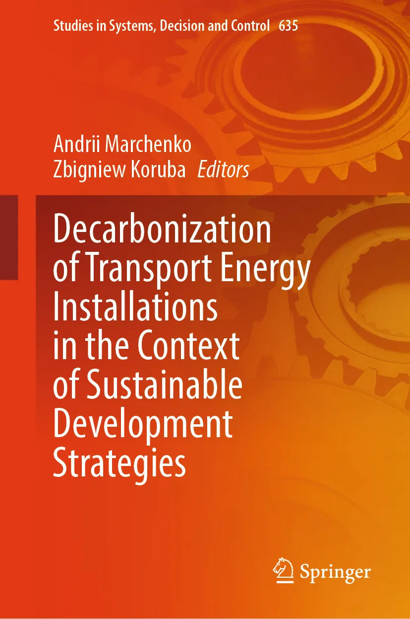 Cover: Decarbonization of Transport Energy Installations in the Context of Sustainable Development Strategies (E-Book)