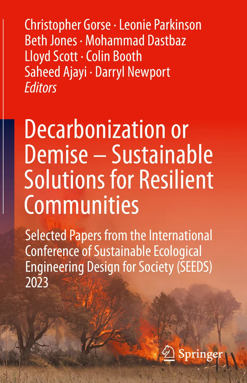 Cover: Decarbonization or Demise – Sustainable Solutions for Resilient Communities (E-Book)