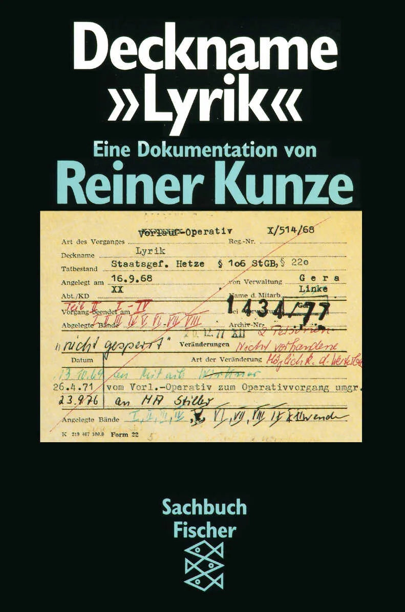 Buchcover von 'Deckname »Lyrik«' - Taschenbuch von Reiner Kunze