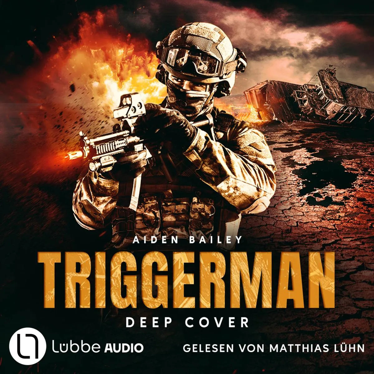 Cover: Deep Cover - The Trigger Man, Teil 2 (Hörbuch Download) von Aiden Bailey