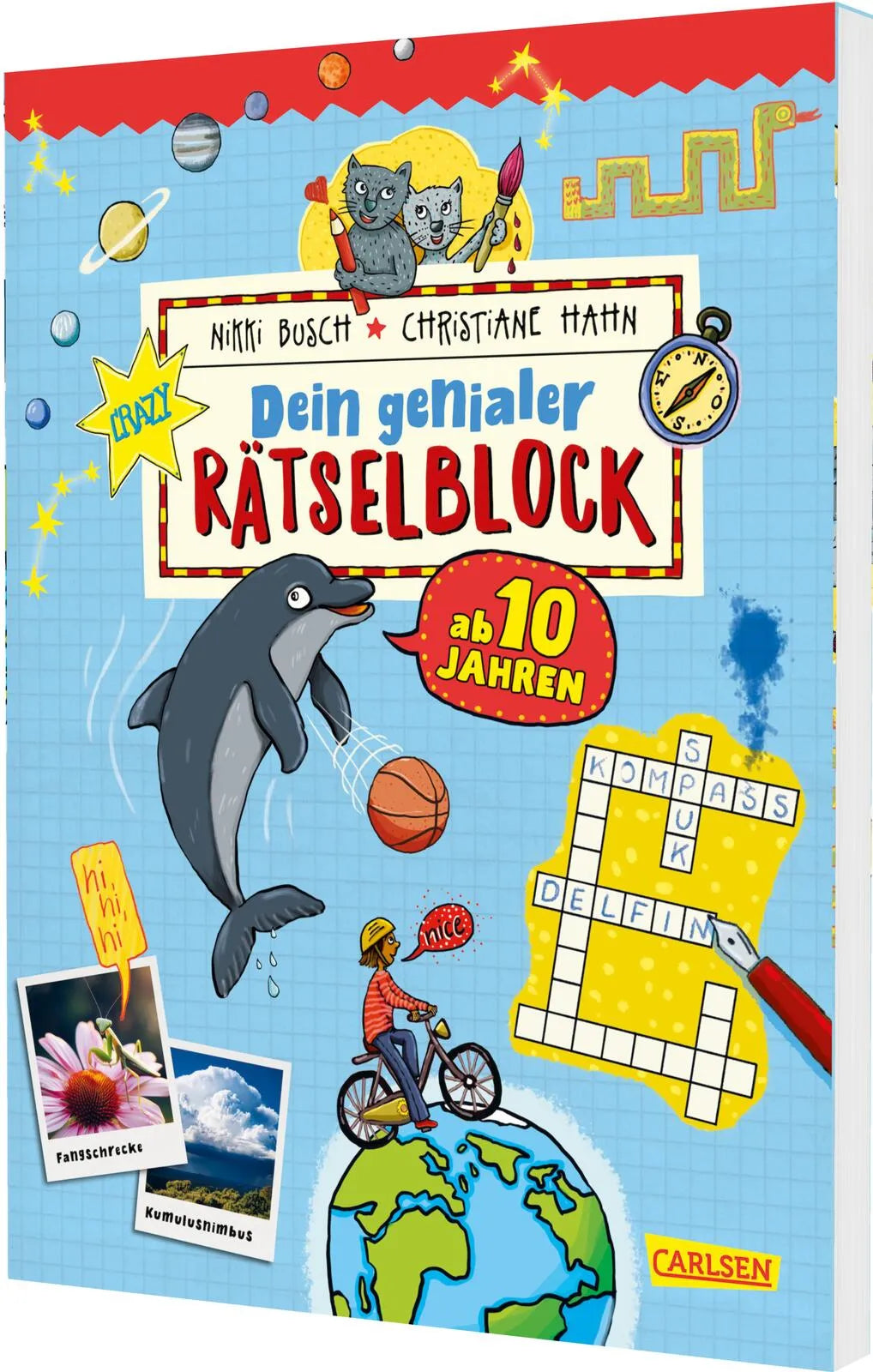 Buchcover von 'Dein genialer Rätselblock' - Taschenbuch von Nikki Busch