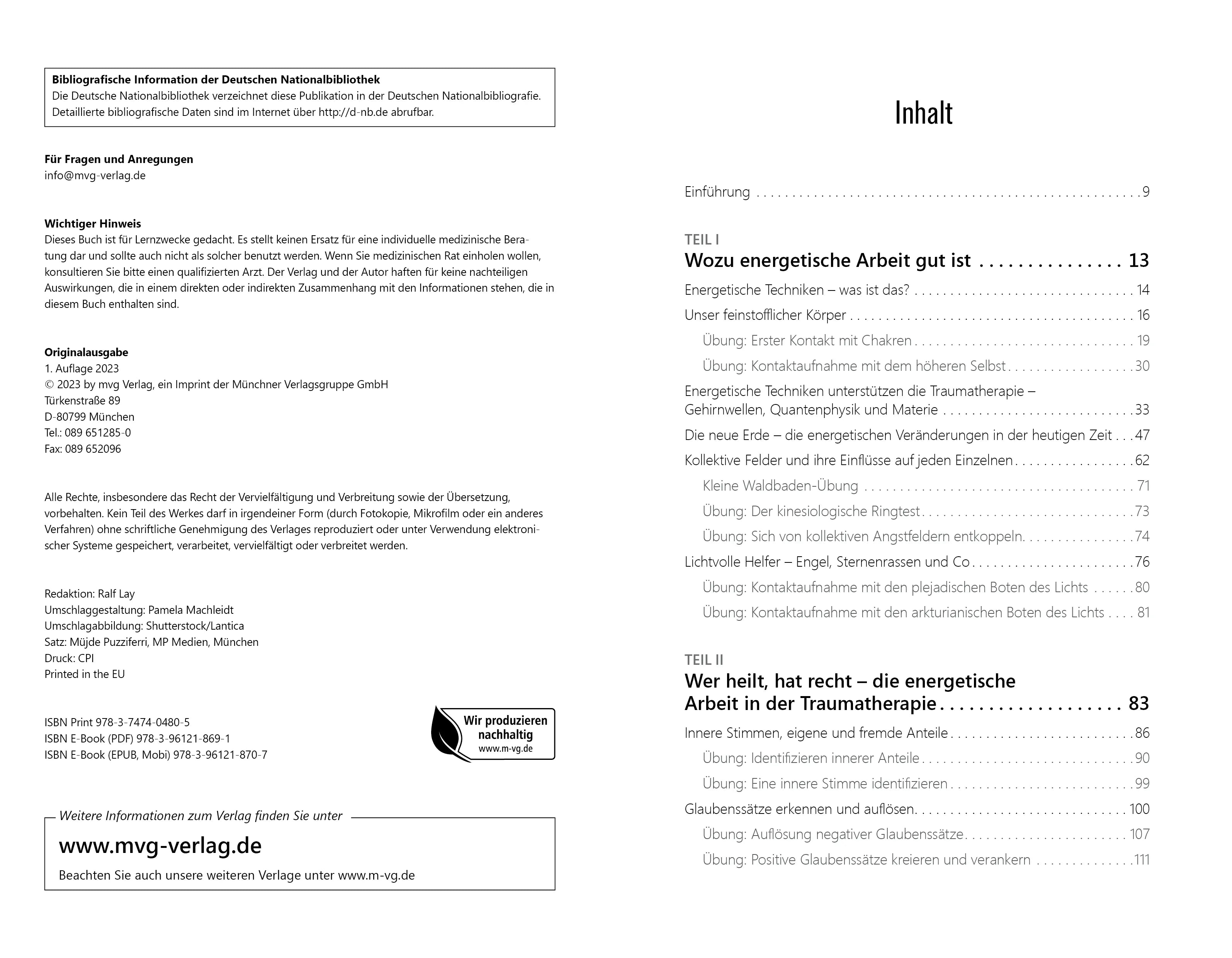 Innenansicht von 'Dein Herz heilt' - Taschenbuch