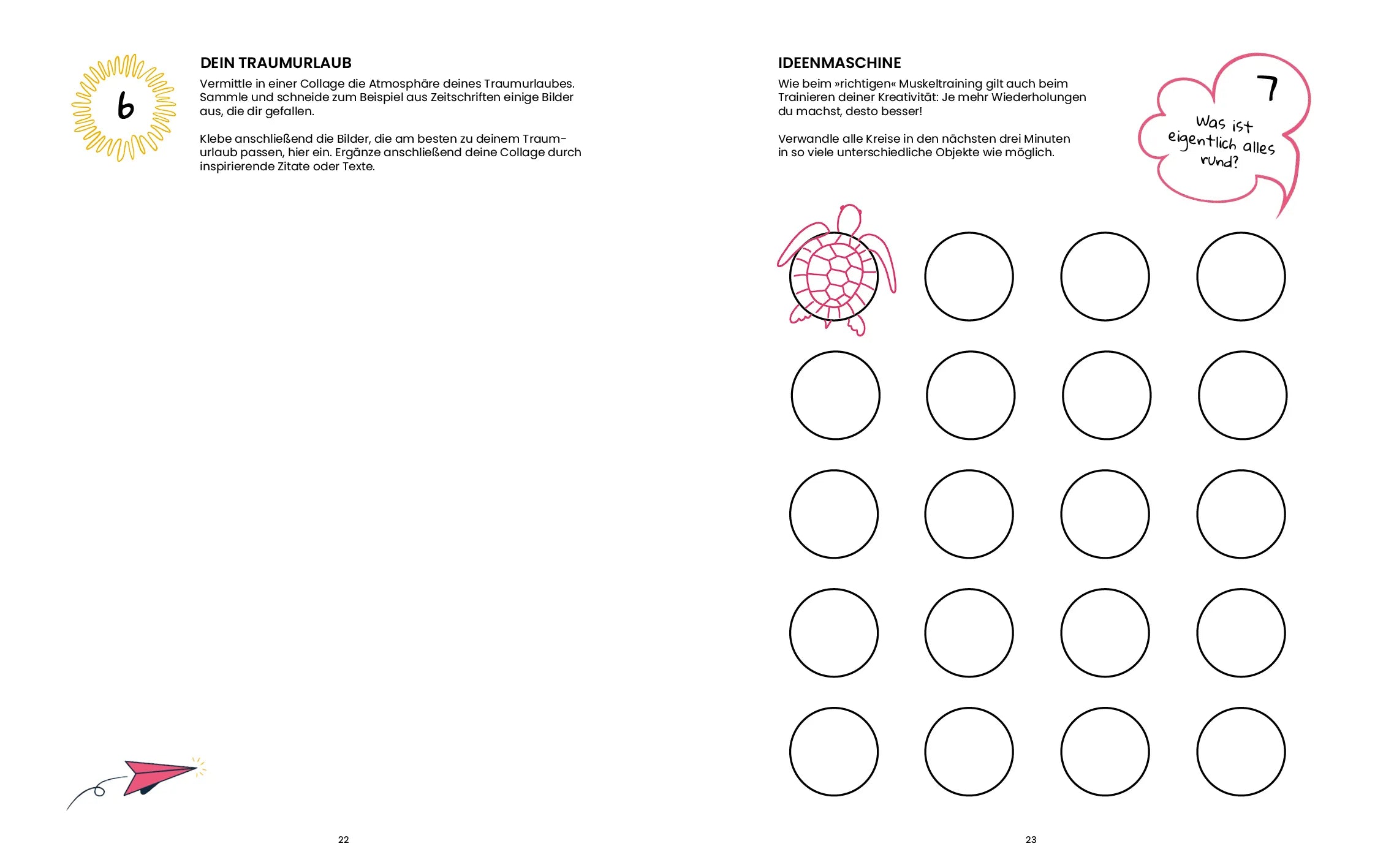 Innenansicht von 'Dein kreatives Jahr' - Taschenbuch