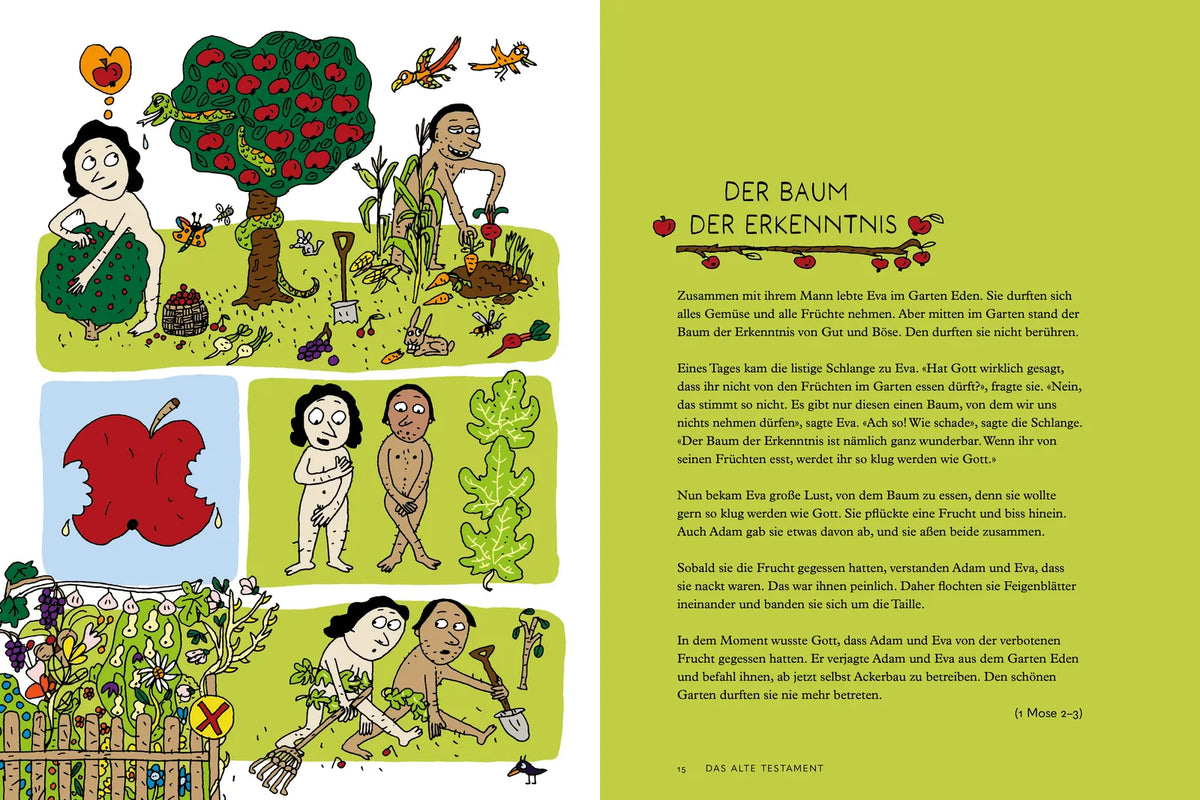Detailansicht: Deine bunte Kinderbibel – Von Adam & Eva, Maria & Jesus und allen anderen (Hardcover)