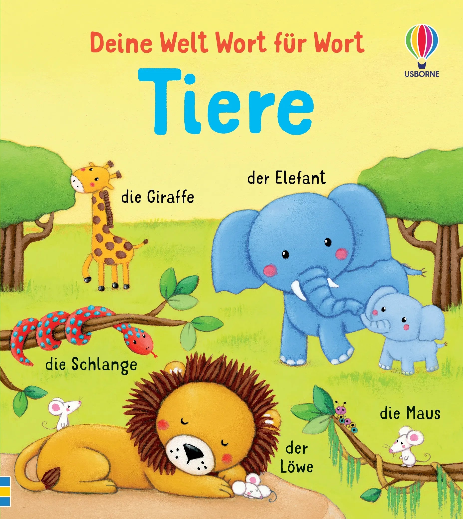 Buchcover von 'Deine Welt Wort für Wort: Tiere' - Gebundene Ausgabe von Felicity Brooks