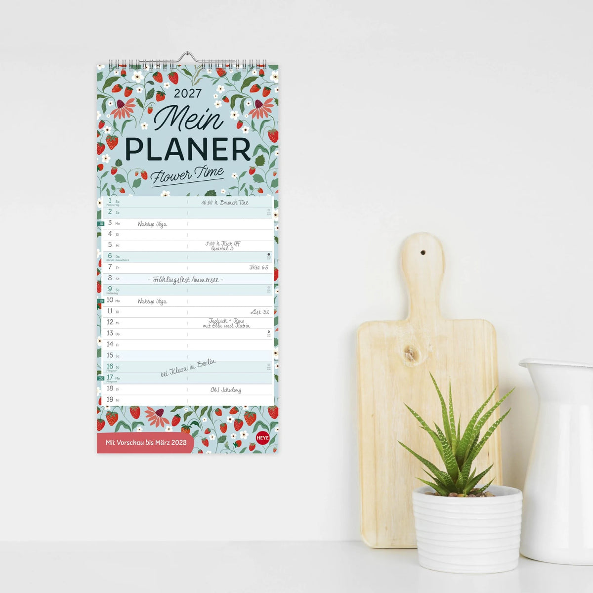 Deko-Mein Planer Flower Time 2027 – Ansicht