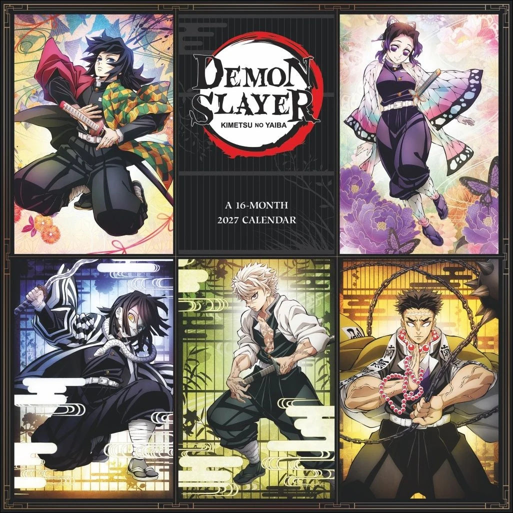 Wandkalender: Demon Slayer Broschurkalender 2027