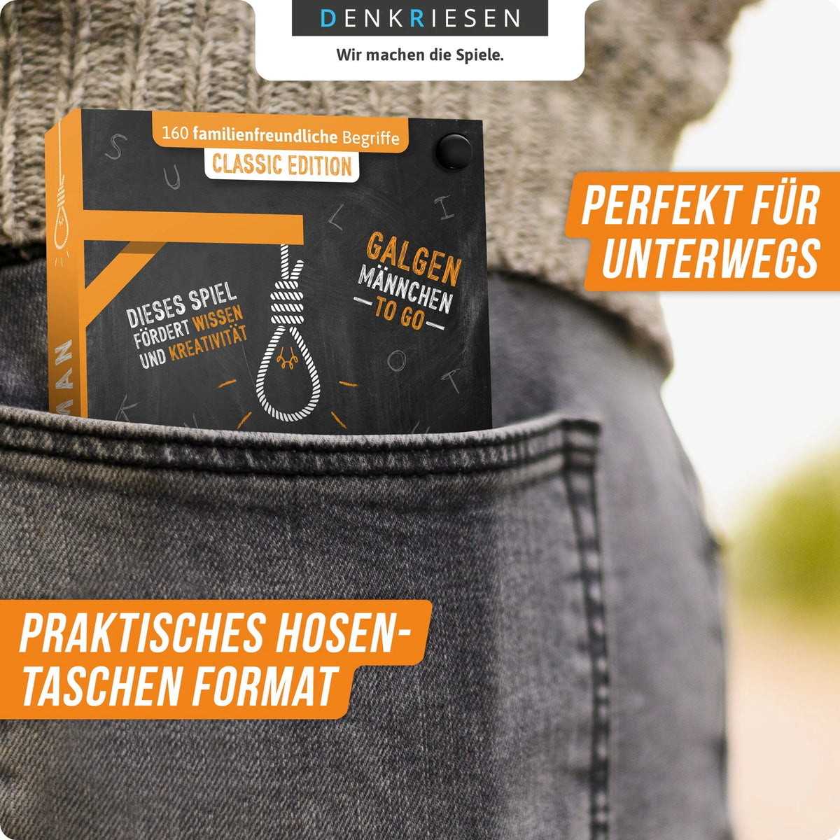 DENKRIESEN - HANGMAN® - CLASSIC EDITION "Galgenmännchen TO GO" – Ansicht