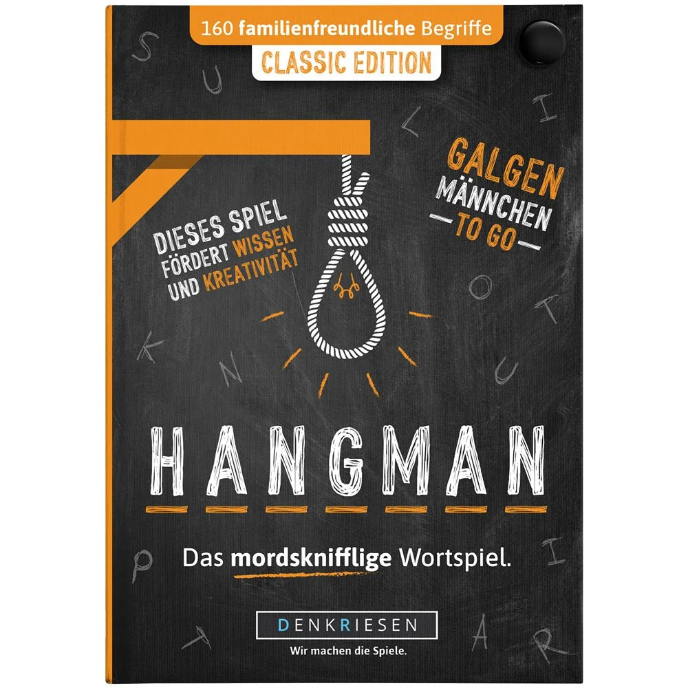 Partyspiel: DENKRIESEN - HANGMAN® - CLASSIC EDITION "Galgenmännchen TO GO"